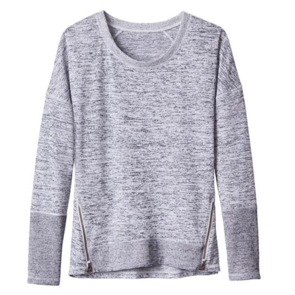 Athleta Blissful Sharkbite Sweatshirt